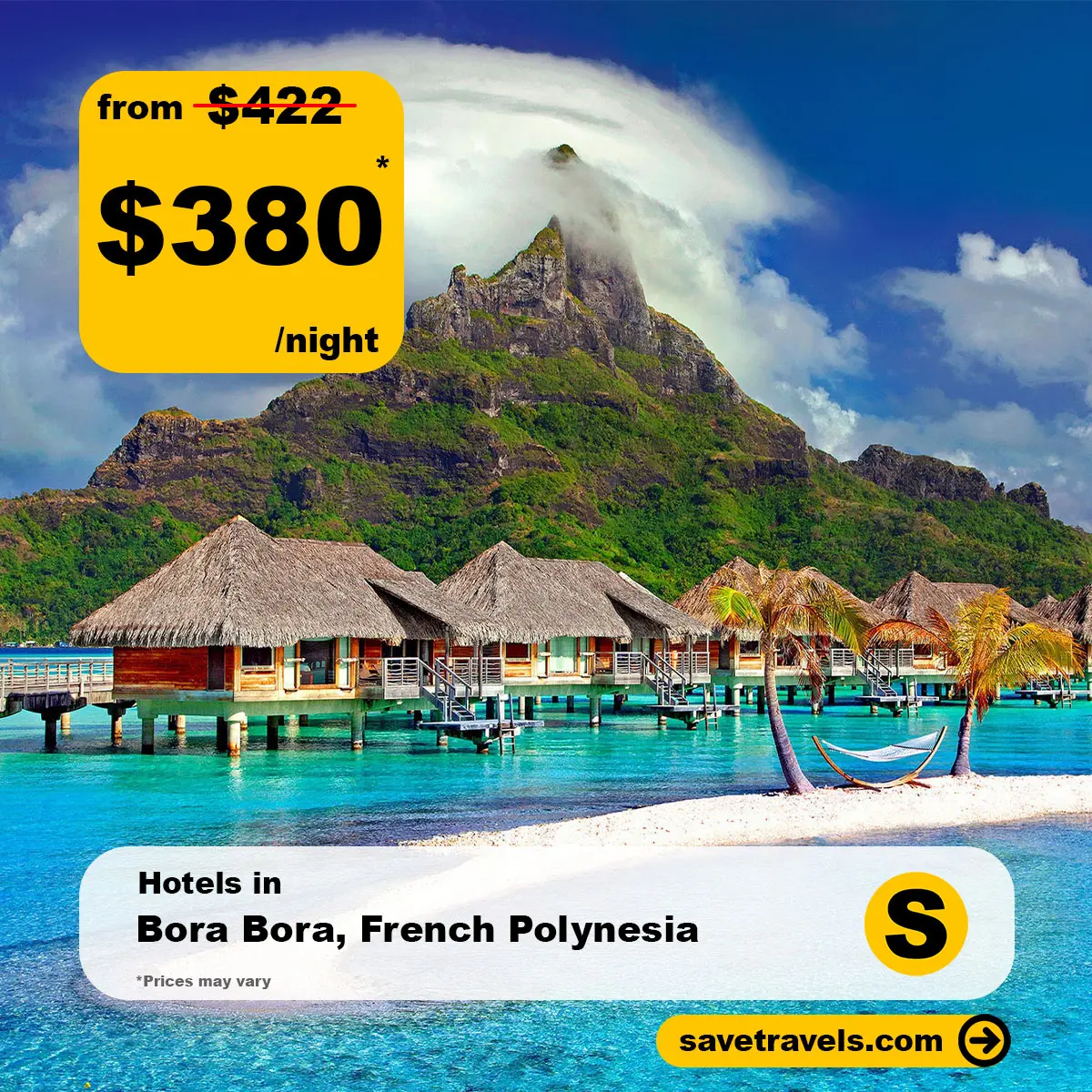 BoraBora from $380 night