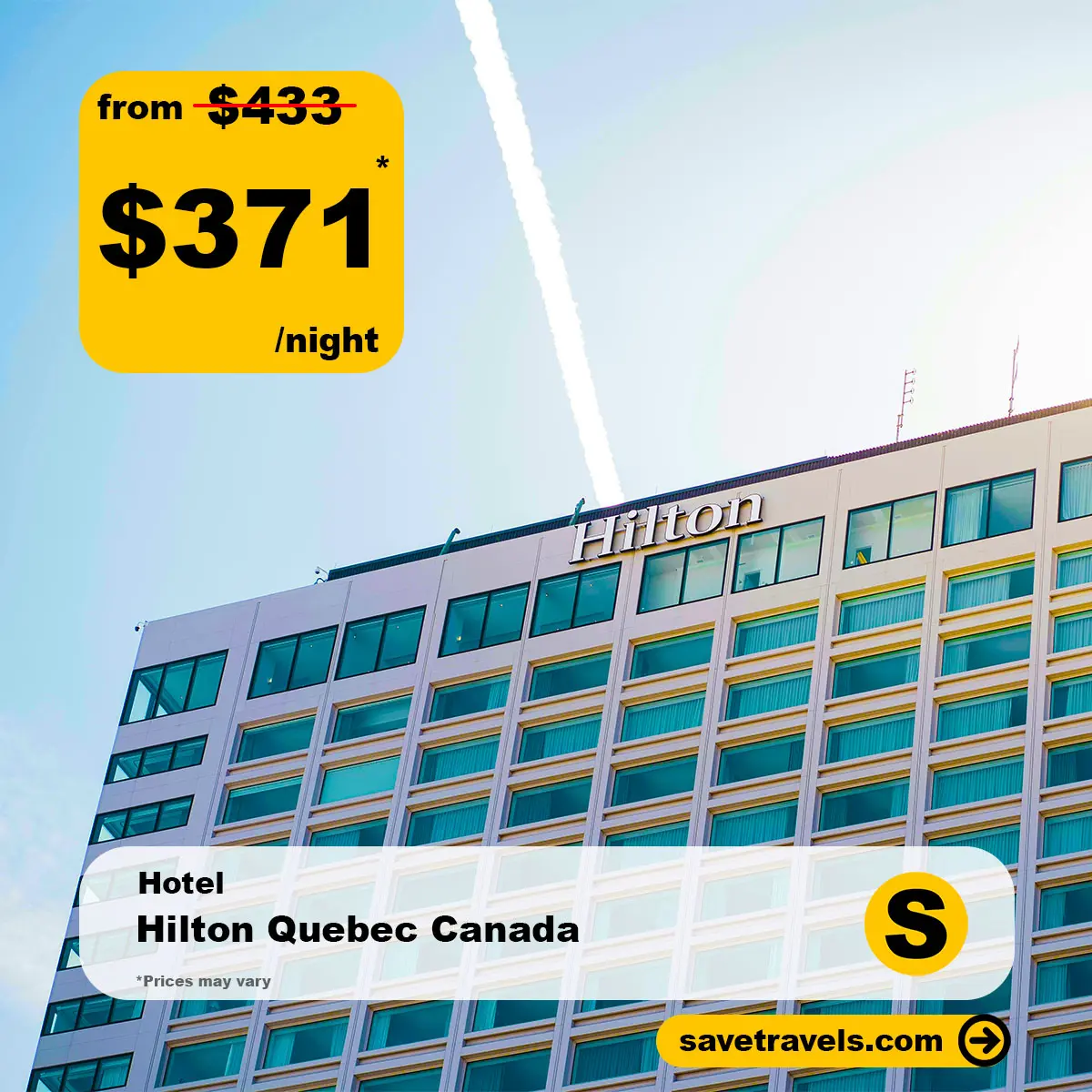 Hilton Quebec from $371 night