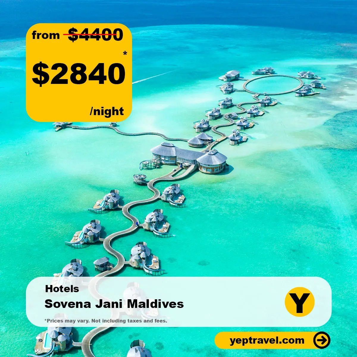 Maldives from $2840 night