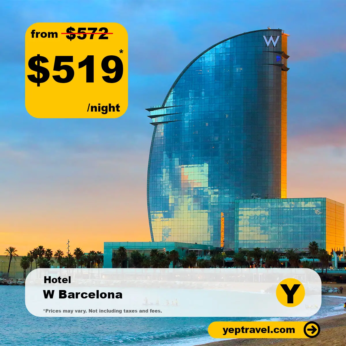 W Barcelona from $519 night